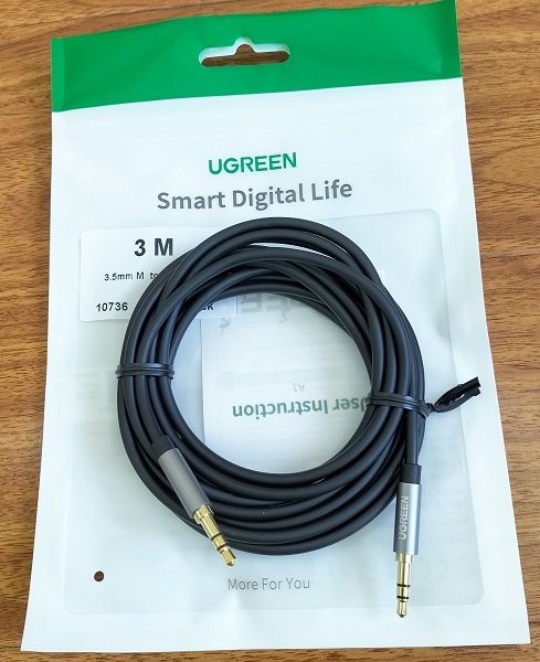 Cáp Audio 2 đầu 3.5mm dài 3m Ugreen 10736